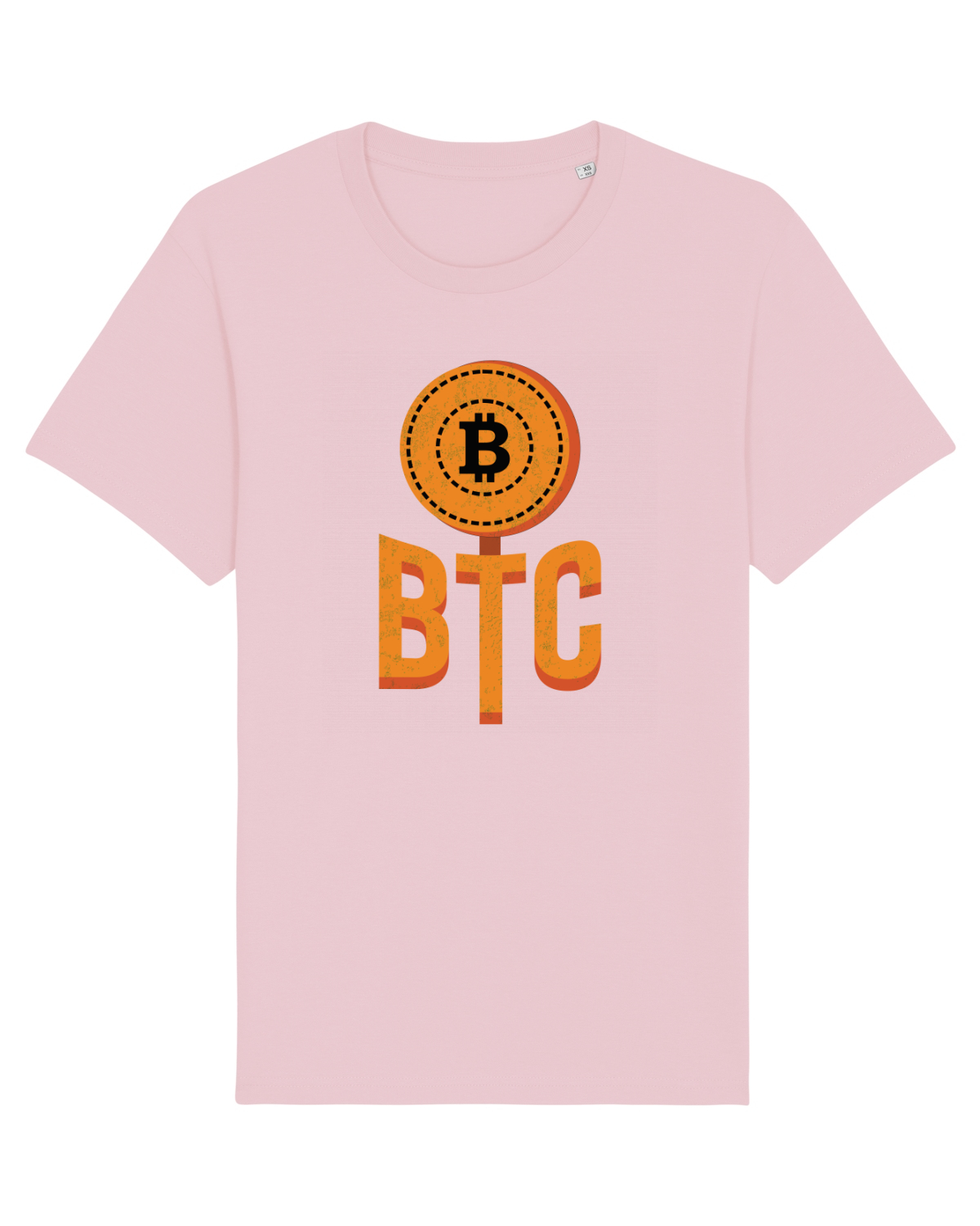 Tricou mânecă scurtă Unisex Rocker Cotton Pink