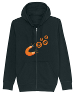 Catch the Bitcoin Hanorac cu fermoar Unisex Connector