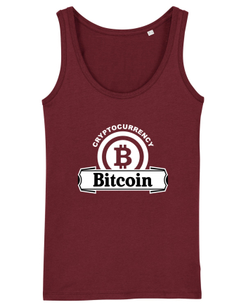 Cryptocurrency Bitcoin Burgundy