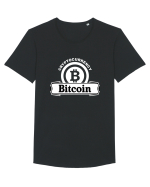 Cryptocurrency Bitcoin Tricou mânecă scurtă guler larg Bărbat Skater