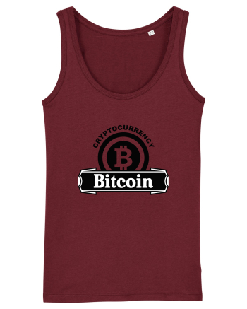 Cryptocurrency Bitcoin Burgundy