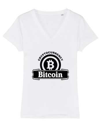 Cryptocurrency Bitcoin White