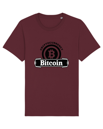 Cryptocurrency Bitcoin Burgundy