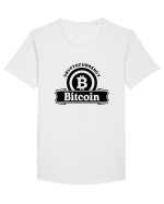 Cryptocurrency Bitcoin Tricou mânecă scurtă guler larg Bărbat Skater