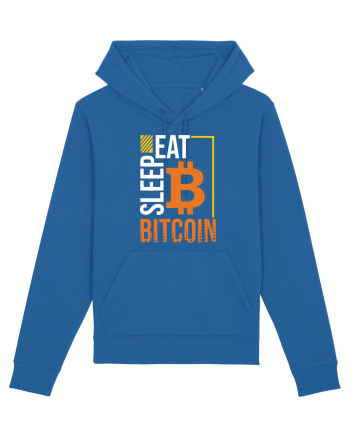 Eat Sleep Bitcoin Royal Blue