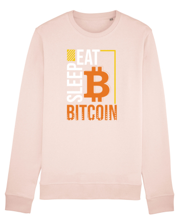 Eat Sleep Bitcoin Candy Pink