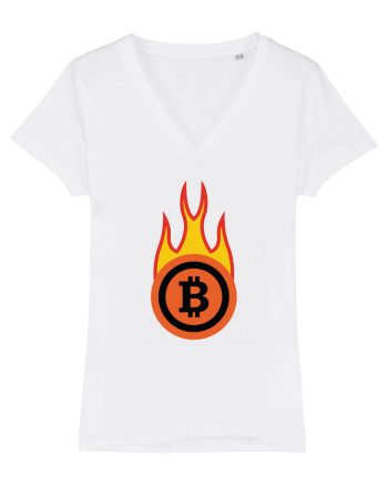 Fireball Bitcoin White
