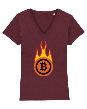 Fireball Bitcoin Burgundy