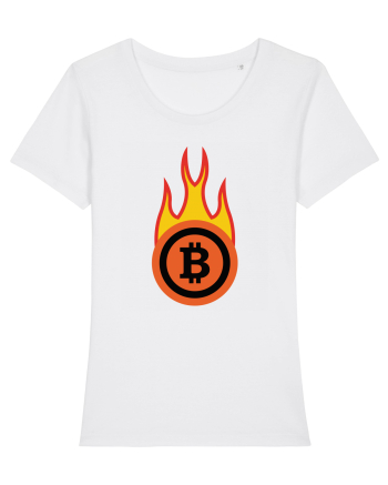 Fireball Bitcoin White