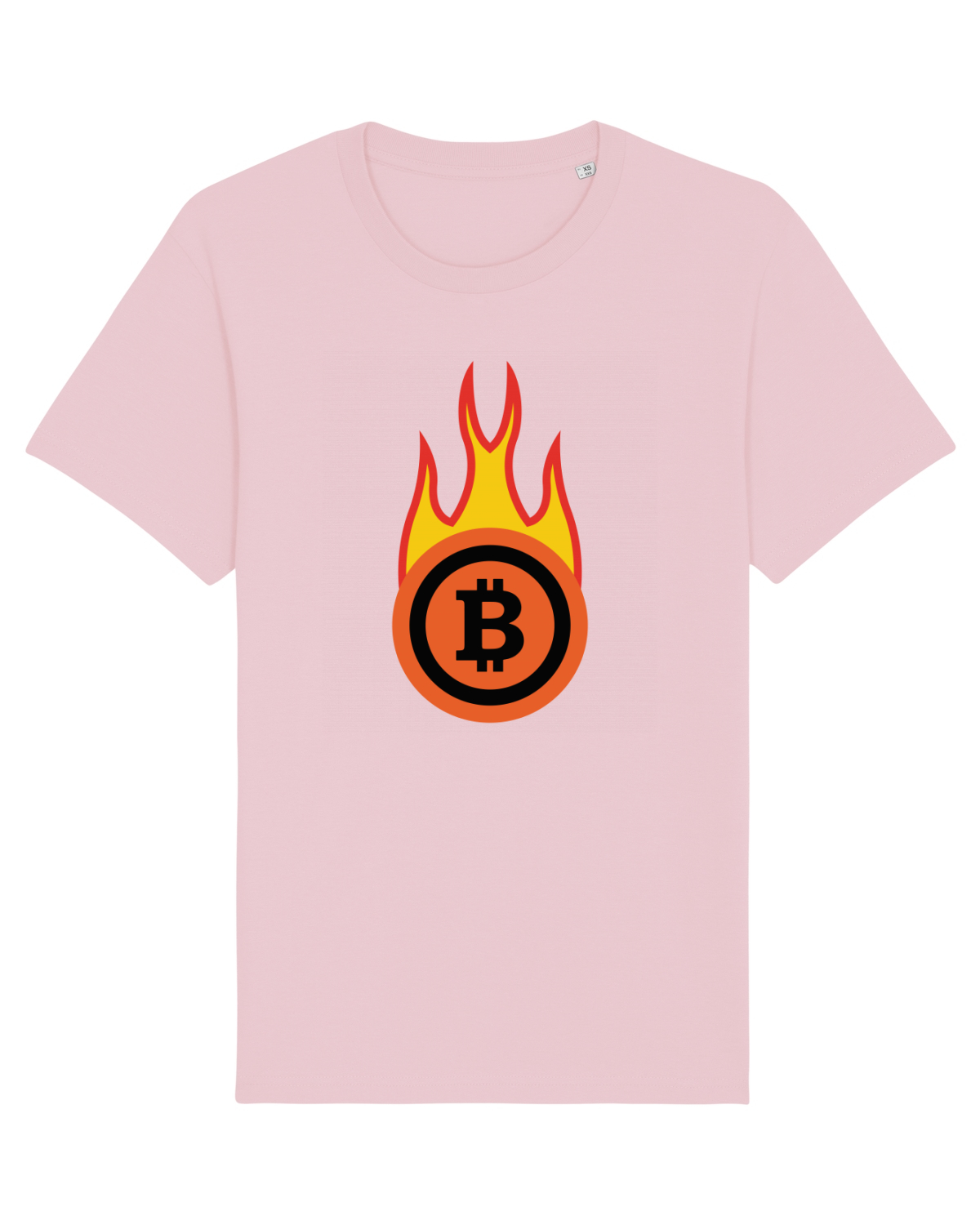 Tricou mânecă scurtă Unisex Rocker Cotton Pink