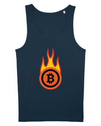 Fireball Bitcoin Navy