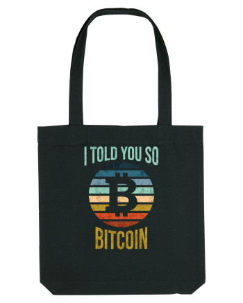 I Told You So Bitcoin Black