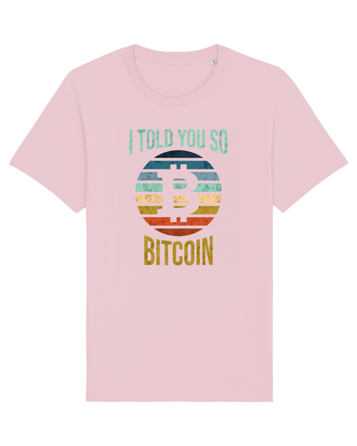 Tricou mânecă scurtă Unisex Rocker Cotton Pink