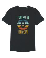 I Told You So Bitcoin Tricou mânecă scurtă guler larg Bărbat Skater