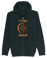 It's Time For B Plan Hanorac cu fermoar Unisex Connector