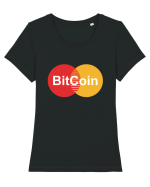 Master Bitcoin Tricou mânecă scurtă guler larg fitted Damă Expresser