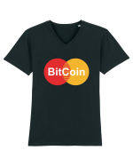 Master Bitcoin Tricou mânecă scurtă guler V Bărbat Presenter