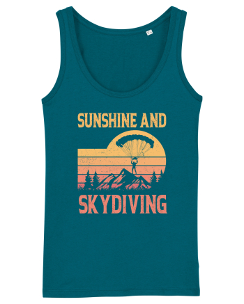 Sunshine And Skydiving Ocean Depth