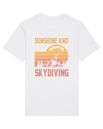 Sunshine And Skydiving White