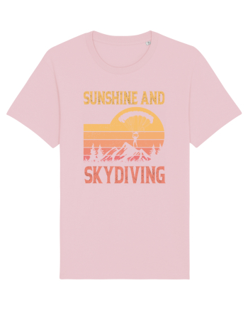 Sunshine And Skydiving Cotton Pink