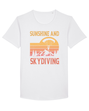 Sunshine And Skydiving White