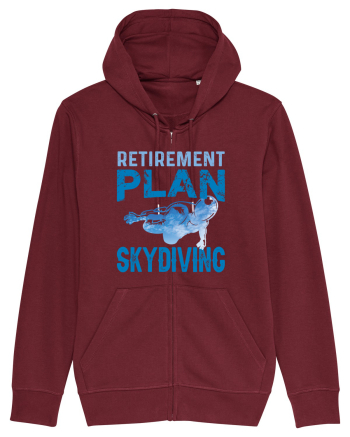 Retirement Plan Skydiving Burgundy