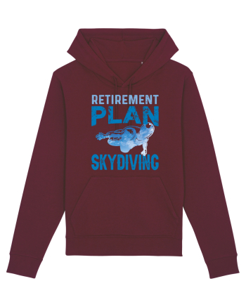 Retirement Plan Skydiving Burgundy