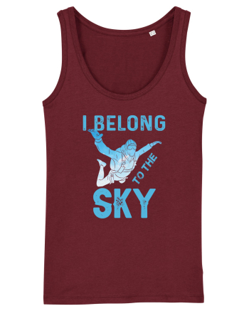 I Belong To The Sky Burgundy