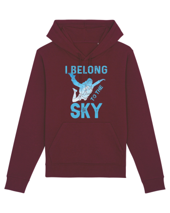 I Belong To The Sky Burgundy
