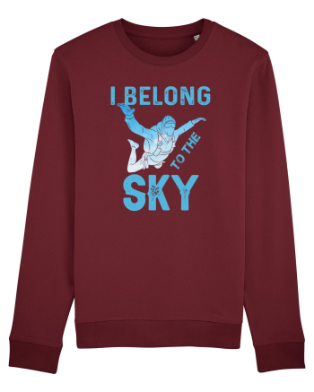 I Belong To The Sky Burgundy