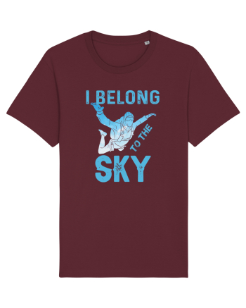 I Belong To The Sky Burgundy