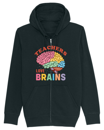 Teachers Love Brains Black