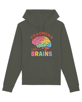 Teachers Love Brains Khaki