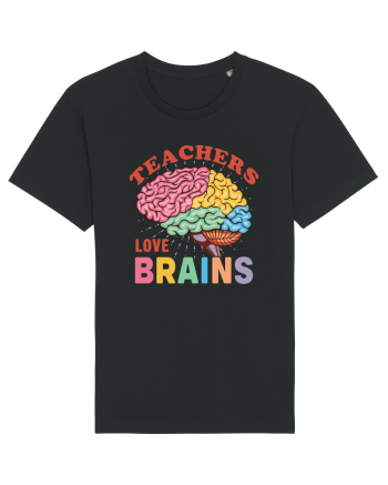 Teachers Love Brains Black