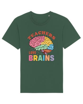 Teachers Love Brains Bottle Green