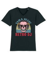 Vama Veche Retro DJ Tricou mânecă scurtă guler V Bărbat Presenter