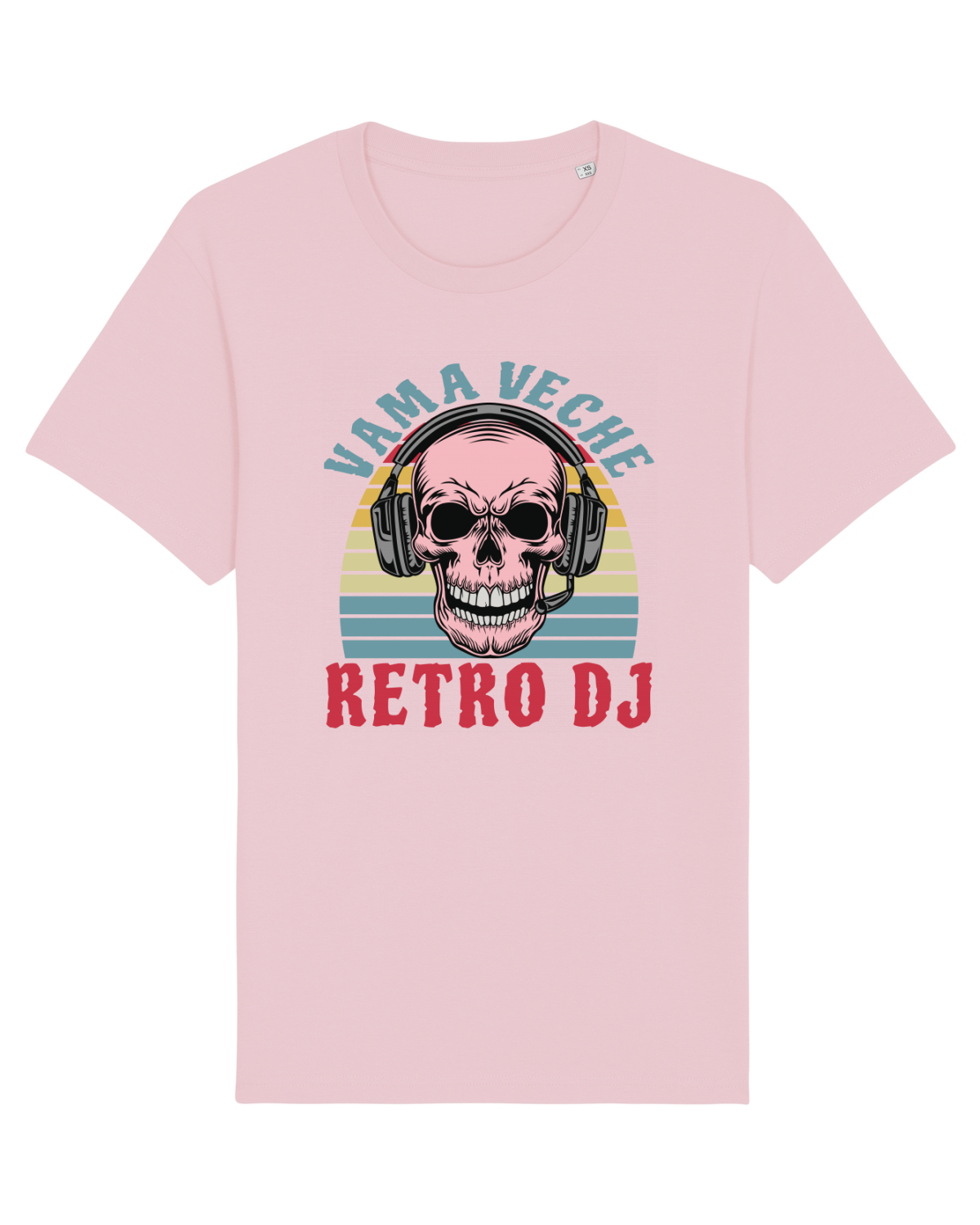 Tricou mânecă scurtă Unisex Rocker Cotton Pink
