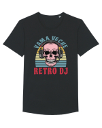 Vama Veche Retro DJ Tricou mânecă scurtă guler larg Bărbat Skater