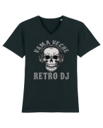 Vama Veche Retro DJ Tricou mânecă scurtă guler V Bărbat Presenter