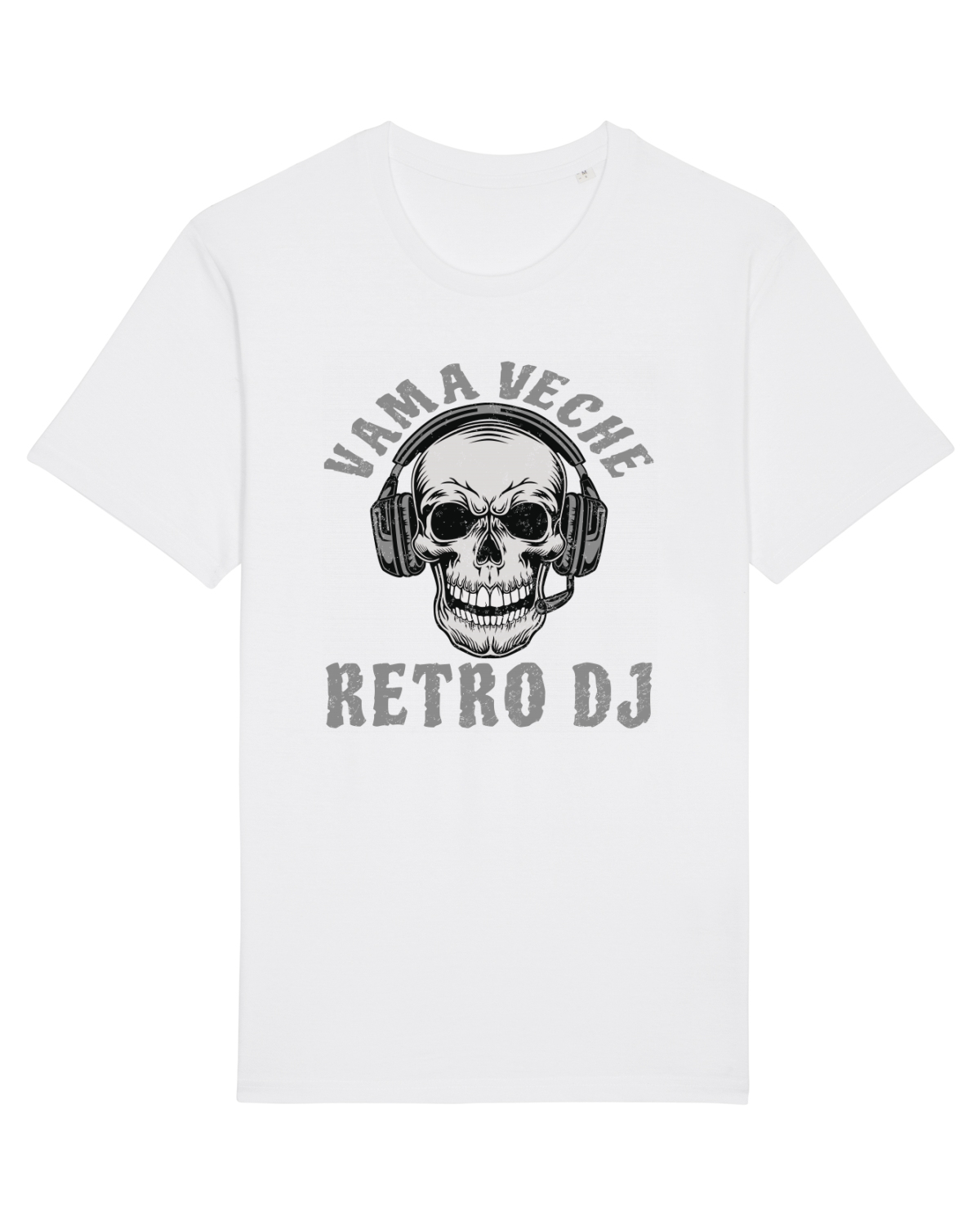 Tricou mânecă scurtă Unisex Rocker White