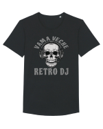 Vama Veche Retro DJ Tricou mânecă scurtă guler larg Bărbat Skater
