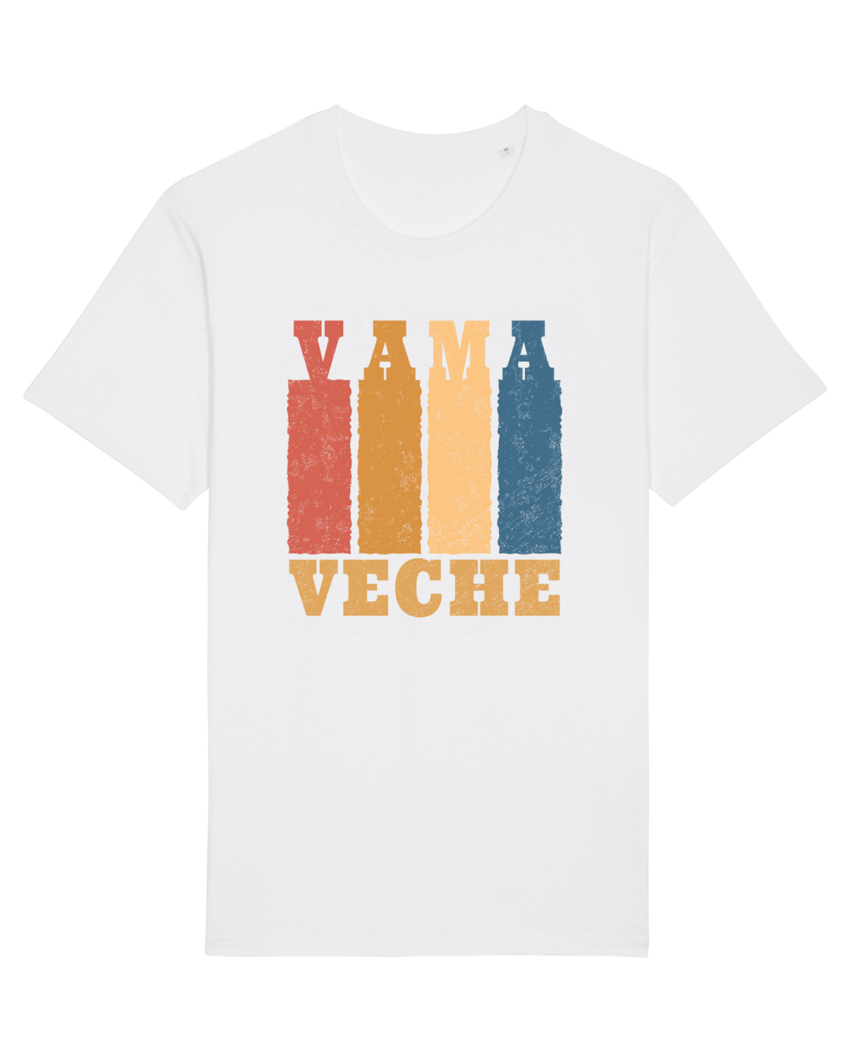 Tricou mânecă scurtă Unisex Rocker White