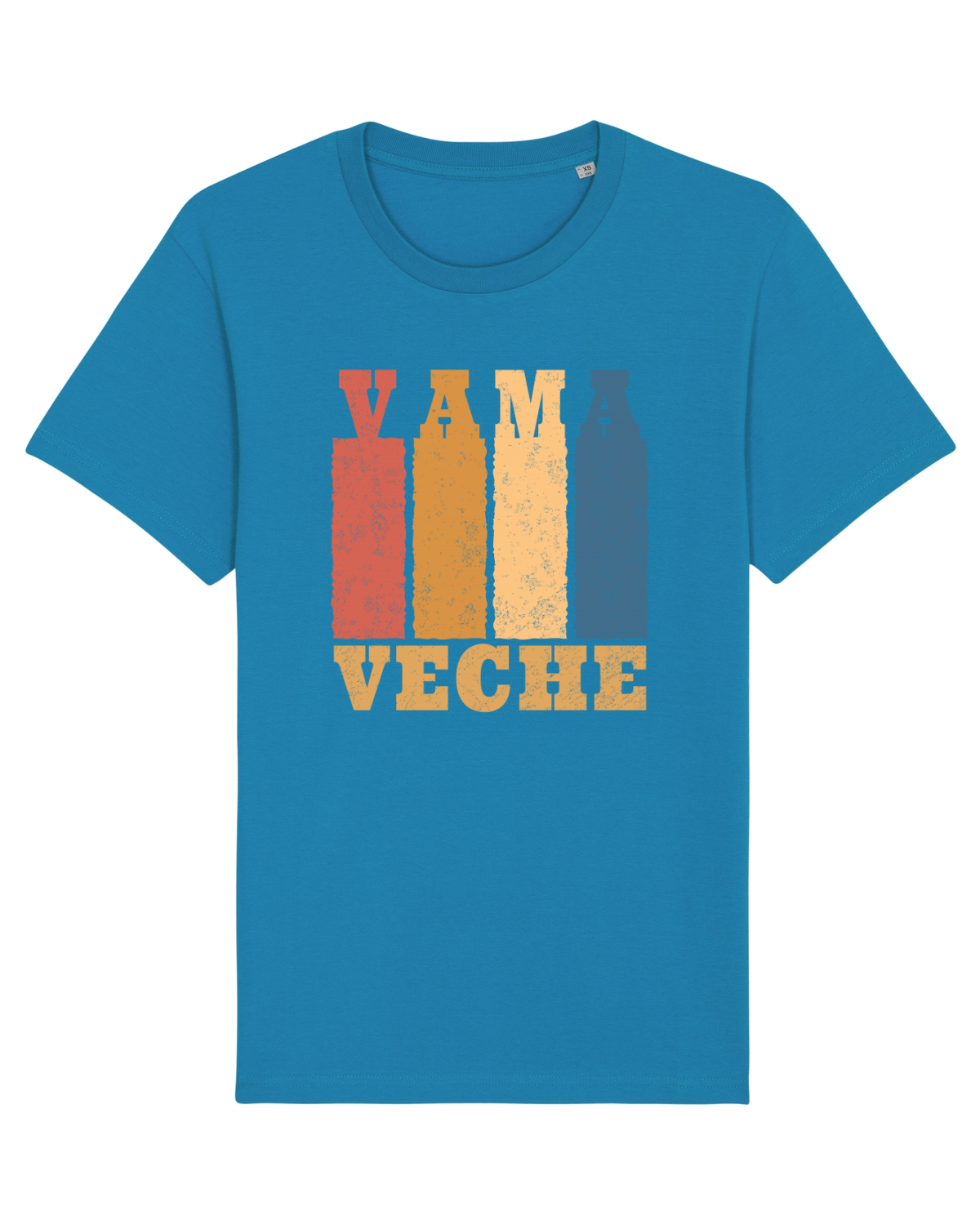 Tricou mânecă scurtă Unisex Rocker Azur