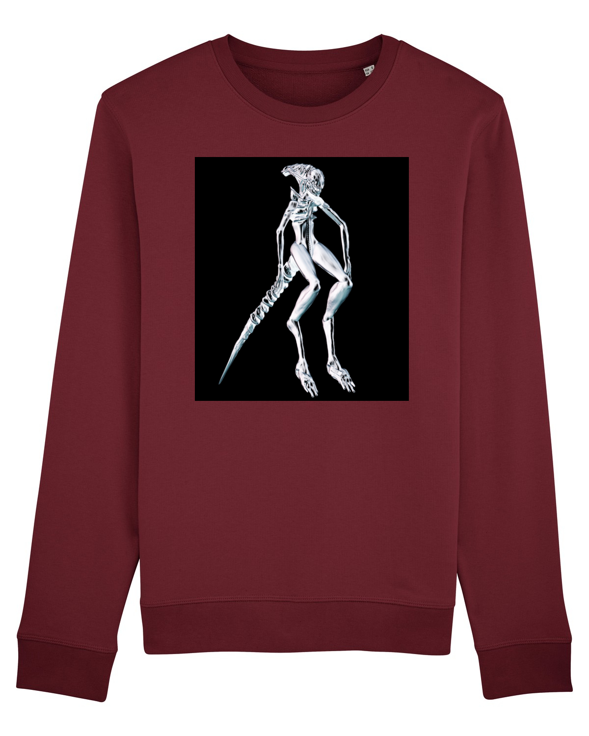 Bluză mânecă lungă Unisex Rise Burgundy