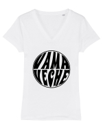 Vama Veche Tricou mânecă scurtă guler V Damă Evoker