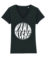 Vama Veche Tricou mânecă scurtă guler V Damă Evoker