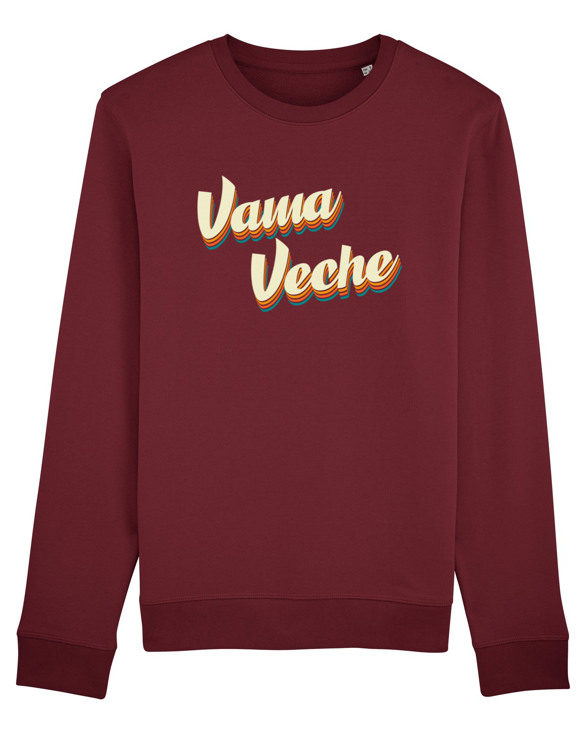 Bluză mânecă lungă Unisex Rise Burgundy