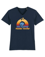 Vama Veche Vintage Tricou mânecă scurtă guler V Bărbat Presenter
