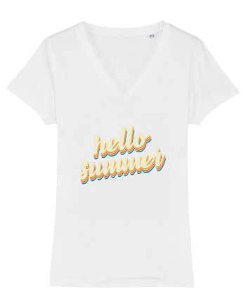 Hello Summer Retro White