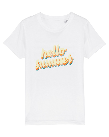 Hello Summer Retro White